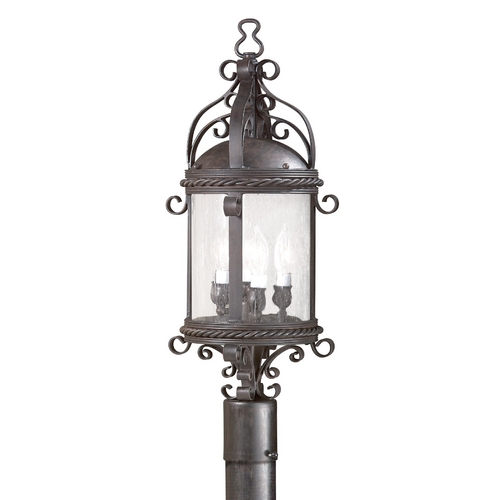 Pamplona 26.75-Inch Outdoor Post Light in Old Bronze by Troy Lighting