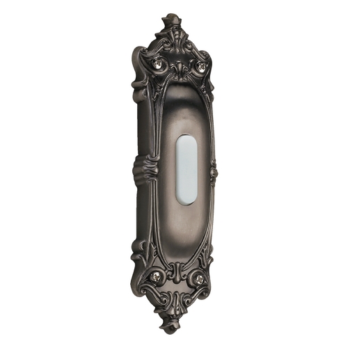 Antique Silver Doorbell Button by Quorum Lighting
