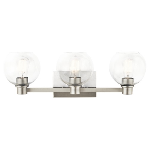 Transitional Bathroom Light Brushed Nickel Harmony by Kichler Lighting