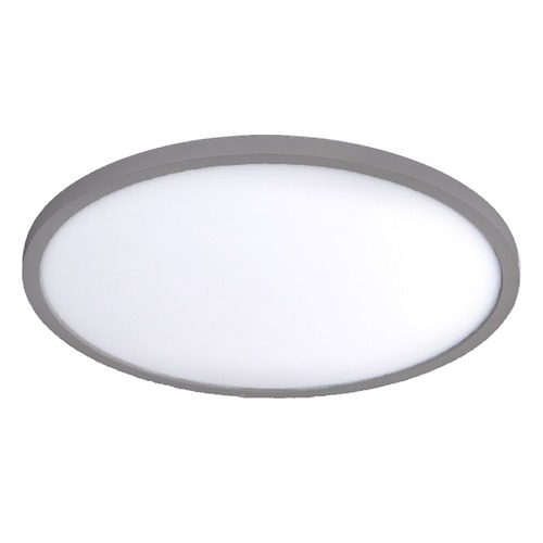 Round Brushed Nickel LED Flush Mount by WAC Lighting