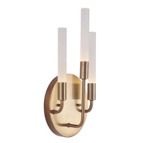 Valdi LED Wall Sconce in Satin Brass by Craftmade Lighting