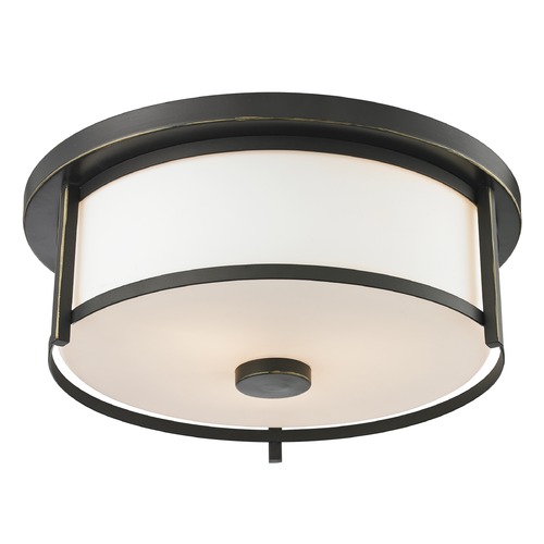 Savannah Olde Bronze Flush Mount by Z-Lite