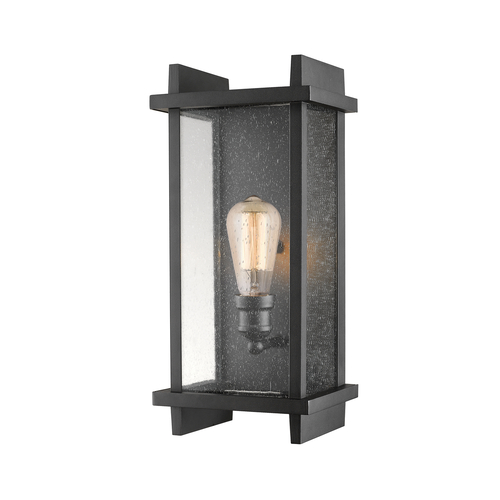 Fallow Black Outdoor Wall Light by Z-Lite