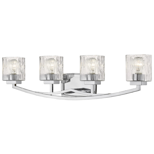 Z-Lite Zaid Chrome Bathroom Light by Z-Lite 1929-4V-CH