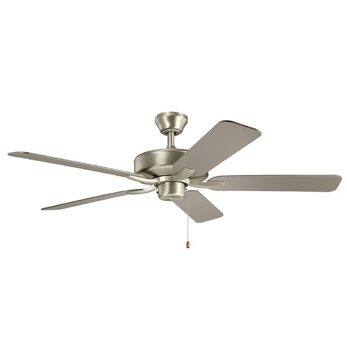 Kichler Lighting Basics Pro 52-Inch Brushed Nickel Fan by Kichler Lighting 330018NI