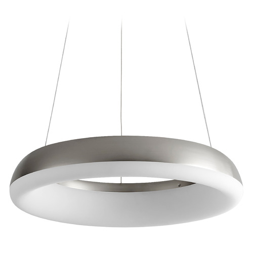 Oxygen Roswell 16-Inch LED Pendant in Satin Nickel by Oxygen Lighting 3-62-24