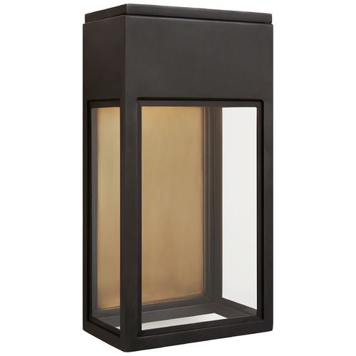 Chapman & Myers Irvine Small Wall Lantern in Bronze by Visual Comfort Signature