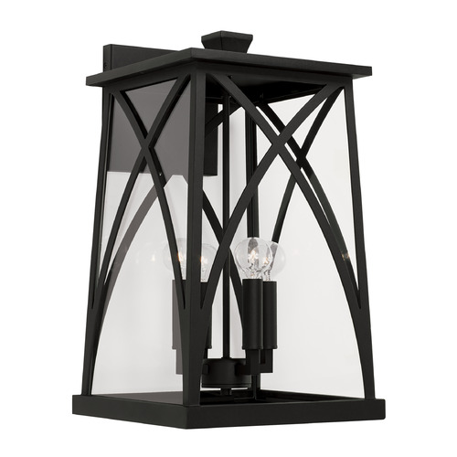 Marshall 20-Inch Outdoor Wall Lantern in Black by Capital Lighting