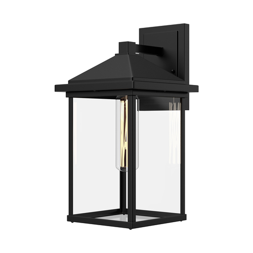 Alora Lighting Larchmont Textured Black Outdoor Wall Light