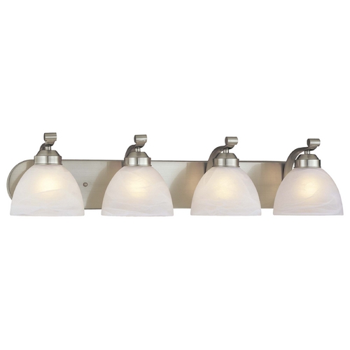 4-Light Bathroom Light in Brushed Nickel by Minka Lavery