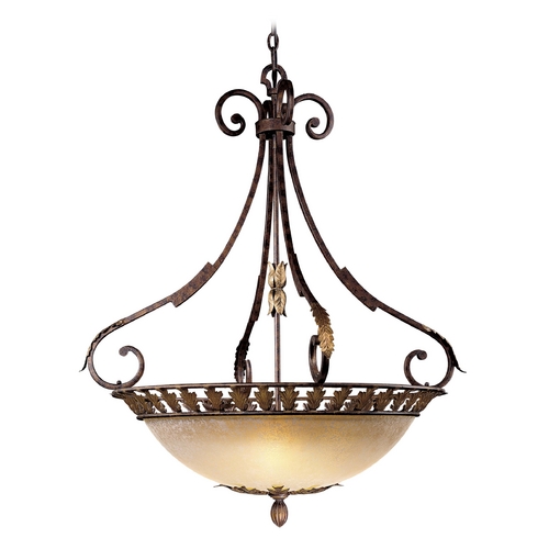 Pendant in Golden Bronze by Metropolitan Lighting