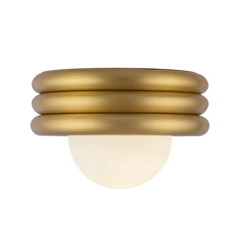 Alora Lighting Harvey Brushed Gold Flushmount Light