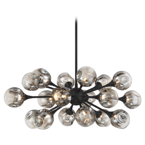 Savoy House Lighting Matisse Matte Black Chandelier