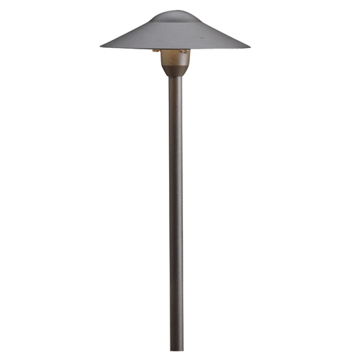 8-Inch Dome 12V Dome Path Light in Textured Architectural Bronze by Kichler Lighting