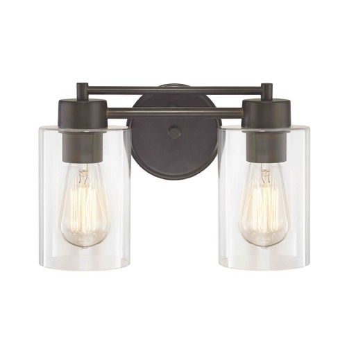 Design Classics Lighting Bronze Bathroom Light 702-220 GL1040C