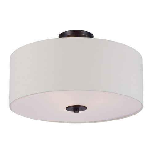 Maxim Lighting Bongo Oil Rubbed Bronze Semi-Flush Mount by Maxim Lighting 10014OMOI