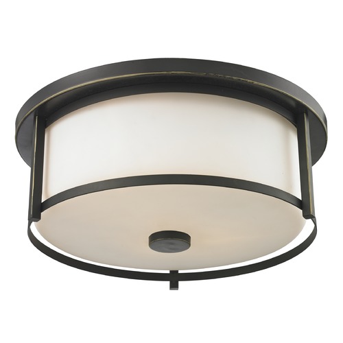 Savannah Olde Bronze Flush Mount by Z-Lite