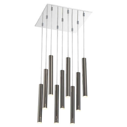 Z-Lite Forest Chrome LED Multi-Light Pendant by Z-Lite 917MP12-PBL-LED-9SCH