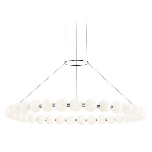 Visual Comfort Modern Collection Sean Lavin Orbet 36-Inch LED Chandelier in Polished Nickel by Visual Comfort Modern 700OBT36N-LED927