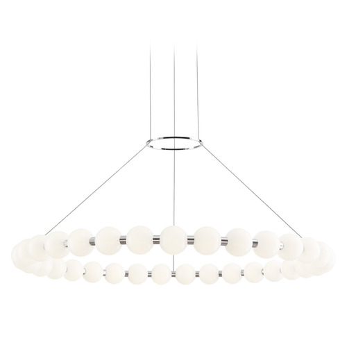 Sean Lavin Orbet 36-Inch LED Chandelier in Polished Nickel by Visual Comfort Modern