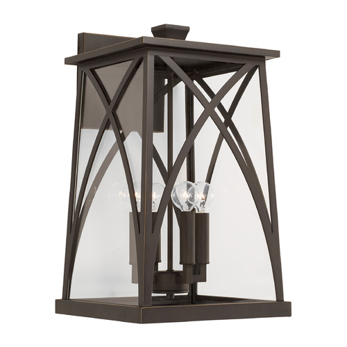 Marshall 20-Inch Outdoor Wall Lantern in Bronze by Capital Lighting
