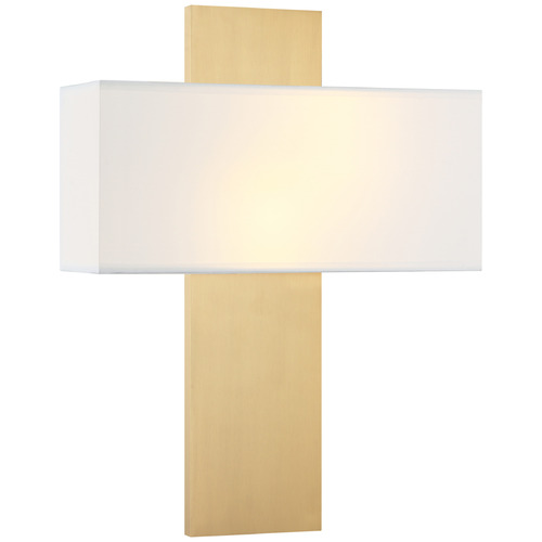 Matteo Lighting Stafford Aged Gold Brass LED Sconce