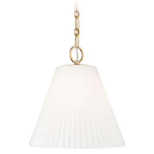 Z-Lite Alaric Modern Gold Pendant Light with Conical Shade