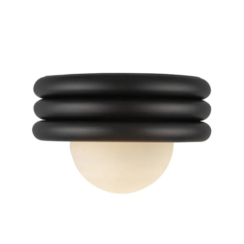 Alora Lighting Harvey Matte Black Flushmount Light