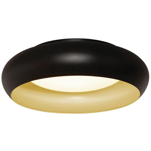 Afx Lighting Kayce Black & Gold LED Flushmount Light
