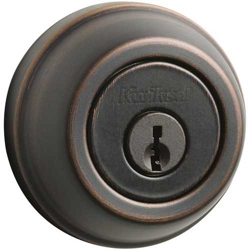 Kwikset Hardware Single-Cylinder Deadbolt 780-11P-6AL RCS KA6