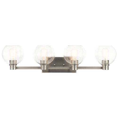 Kichler Lighting Transitional Bathroom Light Brushed Nickel Harmony by Kichler Lighting 45895NI