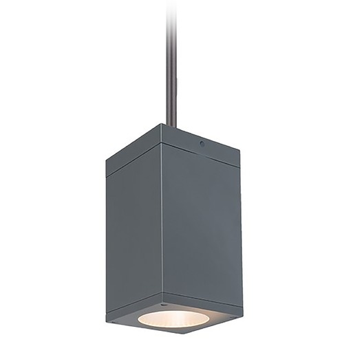 WAC Lighting Cube Arch Graphite LED Outdoor Hanging Light by WAC Lighting DC-PD05-F827-GH