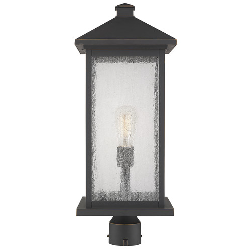 Z-Lite Portland Oil Rubbed Bronze Post Light by Z-Lite 531PHBXLR-ORB