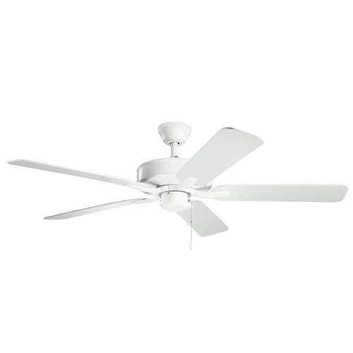 Kichler Lighting Basics Pro 52-Inch White Fan by Kichler Lighting 330018WH