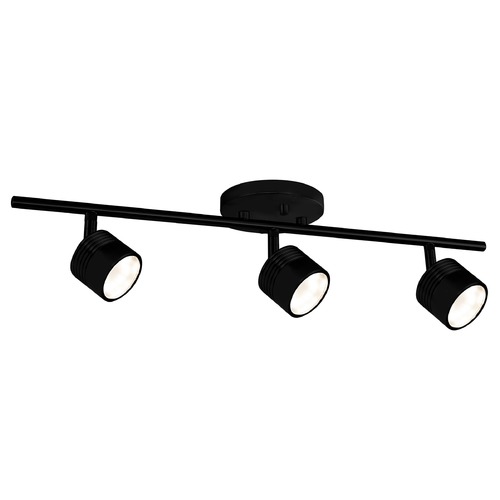Lyra 3-Light Fixed LED Track in Black by Kuzco Lighting