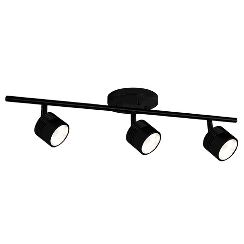 Kuzco Lighting Lyra 3-Light Fixed LED Track in Black by Kuzco Lighting TR10022-BK