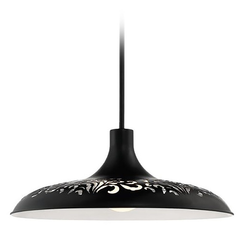 Pocco Flat Black Pendant by Craftmade Lighting