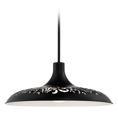 Craftmade Lighting Pocco Flat Black Pendant by Craftmade Lighting P965FB1