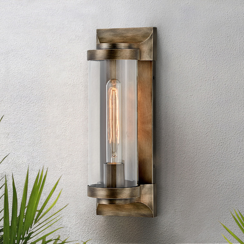 Pearson Burnished Bronze LED Outdoor Wall Light by Hinkley Lighting