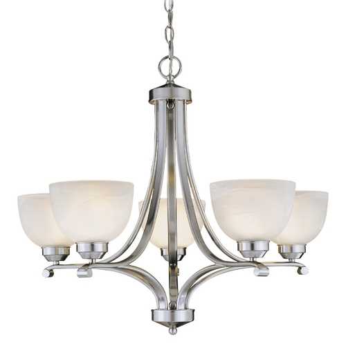 Minka Lavery 5-Light Chandelier in Brushed Nickel by Minka Lavery 1425-84