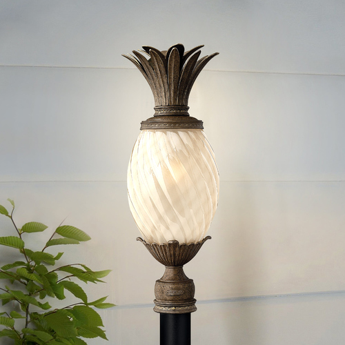 Plantation 25.25-Inch Outdoor Post Light in Pearl Bronze by Hinkley Lighting