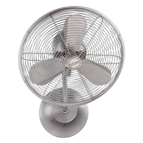 Bellow I Hard-Wired Wall Fan in Brushed Polished Nickel by Craftmade Lighting