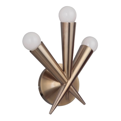 Nova 13.50-Inch Wall Sconce in Satin Brass by Craftmade Lighting