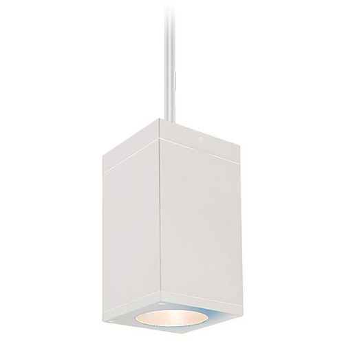 WAC Lighting Cube Arch White LED Outdoor Hanging Light by WAC Lighting DC-PD05-F827-WT