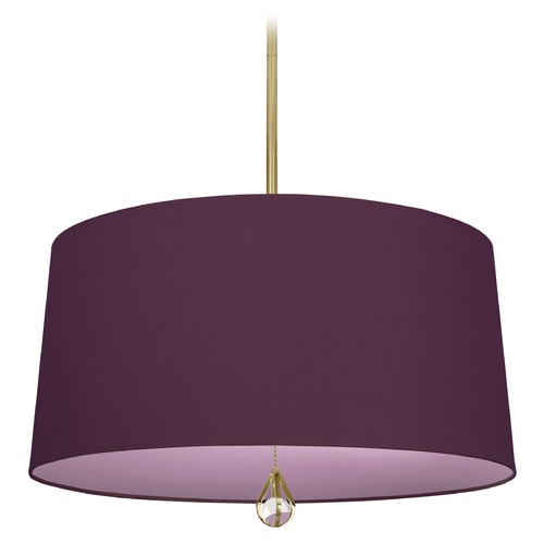 Williamsburg Custis Modern Brass Pendant by Robert Abbey