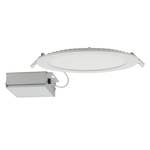 24W 8-Inch LED Edge-Lit Direct Wire CCT Dimmable Downlight by Satco Lighting