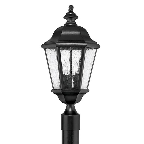 Edgewater 12V Large Post Lantern in Black by Hinkley Lighting