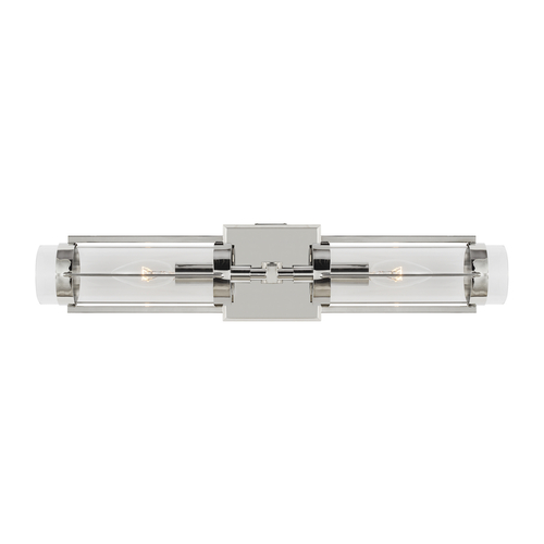 Lauren Ralph Lauren 20-Inch Flynn Polished Nickel Linear Sconce Shade by Visual Comfort Studio