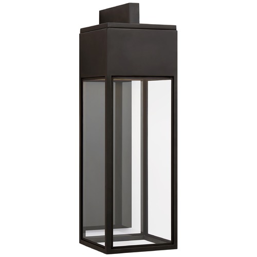 Chapman & Myers Irvine Large Wall Lantern in Bronze by Visual Comfort Signature