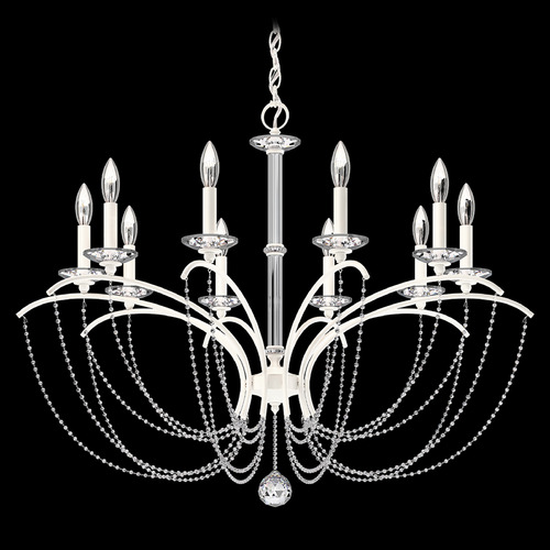 Schonbek Worldwide Lighting Priscilla White Chandelier
